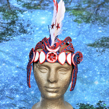 Load image into Gallery viewer, Patriot Warrior Moonmaiden Headdress