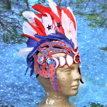 Load image into Gallery viewer, Patriot Warrior Moonmaiden Headdress