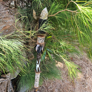 Elven Warrior Royalty Earthy Elemental Shaman Spear Staff