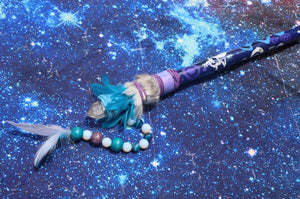 Celestial Dreamer Manifesting Selenite Shaman Spear Staff